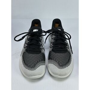 Nike Free Womens Shoe Size 10.5 Sneaker Running Athletic 883283 Gray Black White